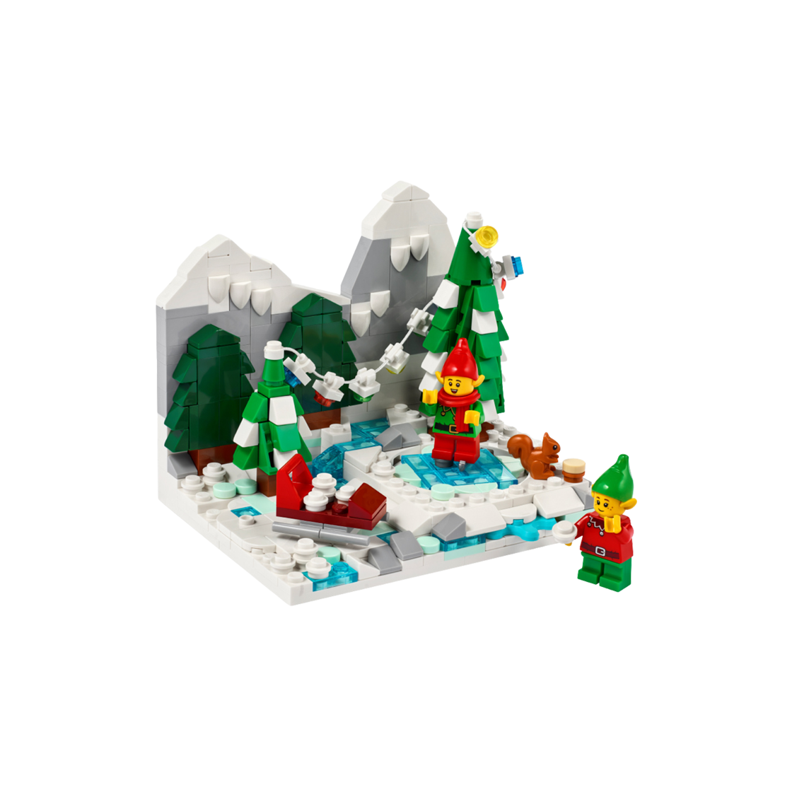 레고 겨울 엘프들