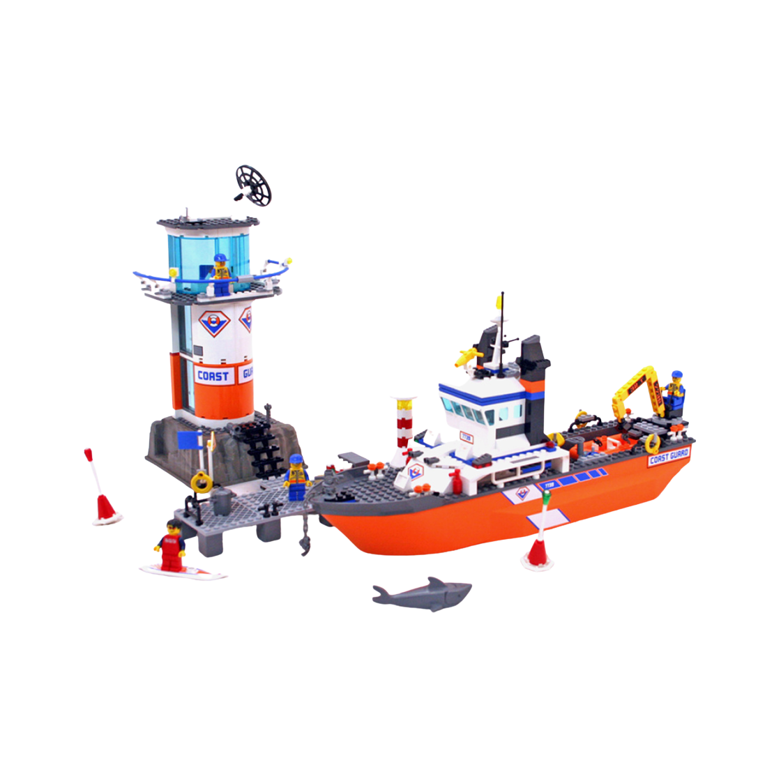 레고 해안경비대 순찰정과 감시탑(Lego Coast Guard Patrol Boat & Tower) - 1