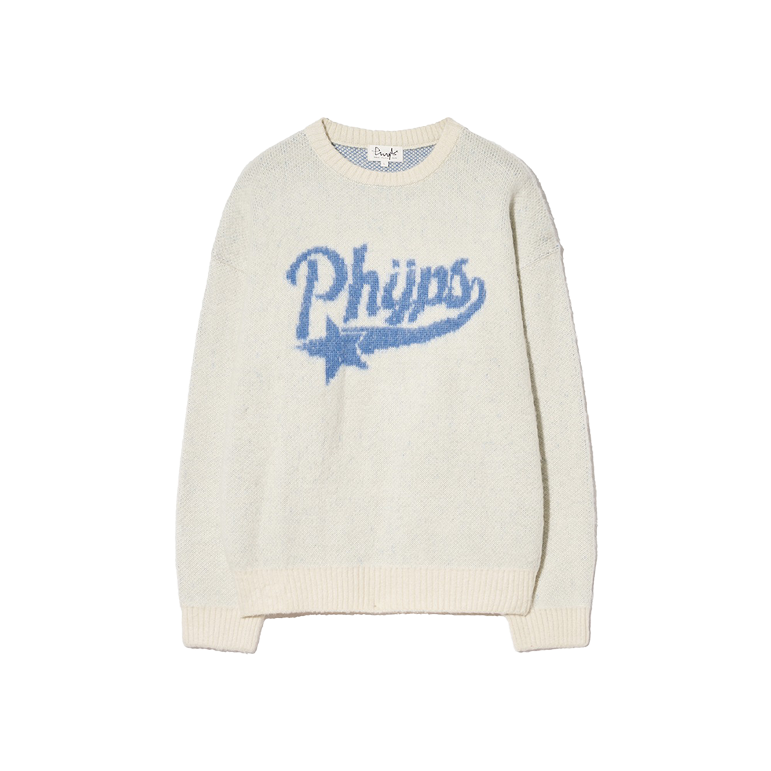 PEW1KT304AIV Phyps Dept Star Tail Brush Knit Ivory
