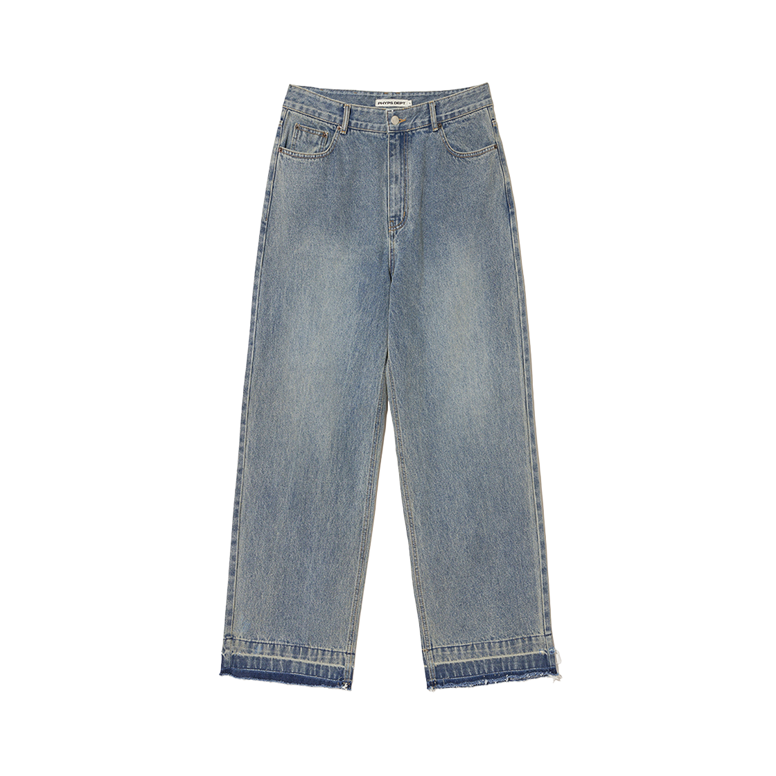 PEF1DP302AVB Phyps Dept Cut-off Denim Pants Vintage Blue