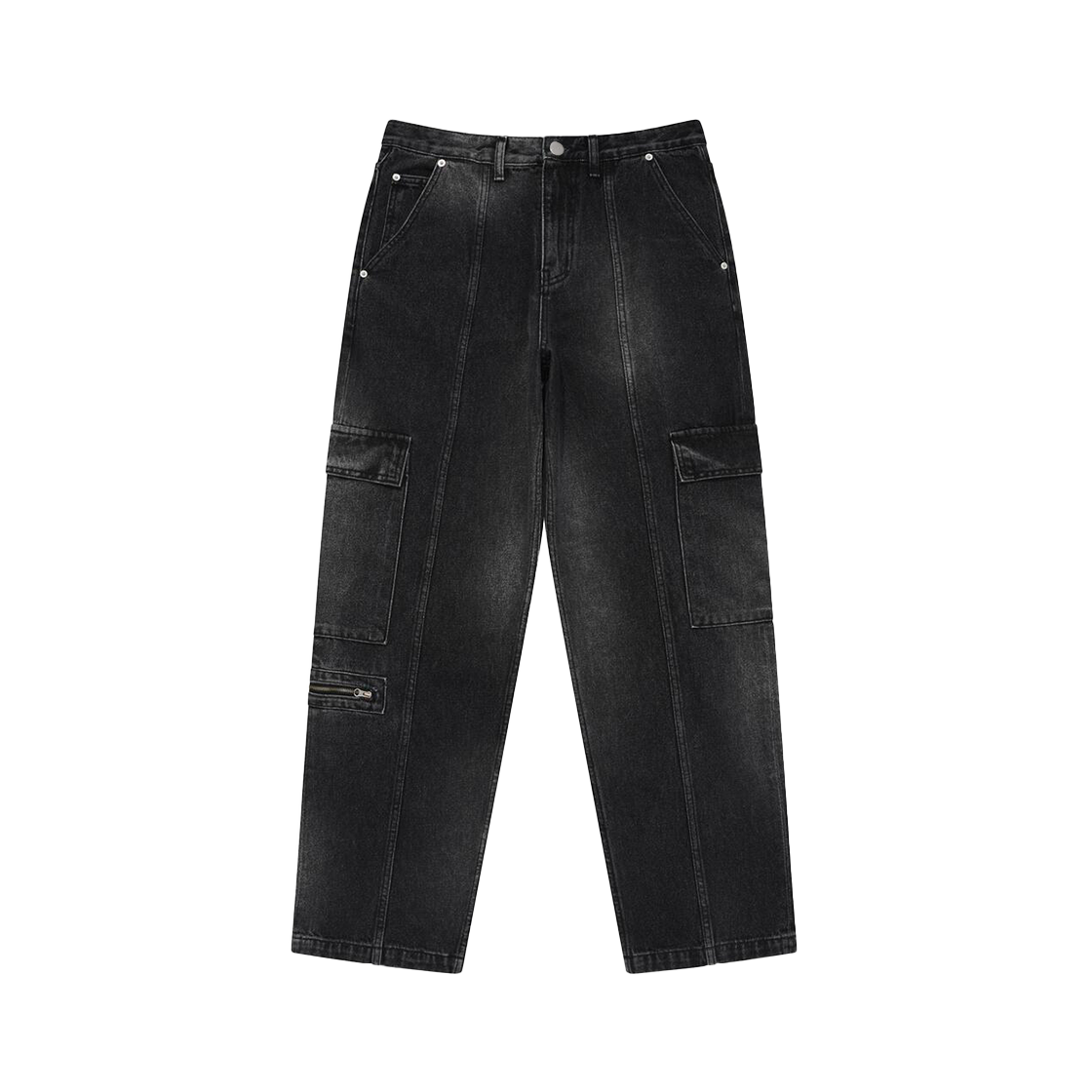 PES1PT393AID Phyps Dept Unbalanced Washing Cargo Pants Indigo Dark