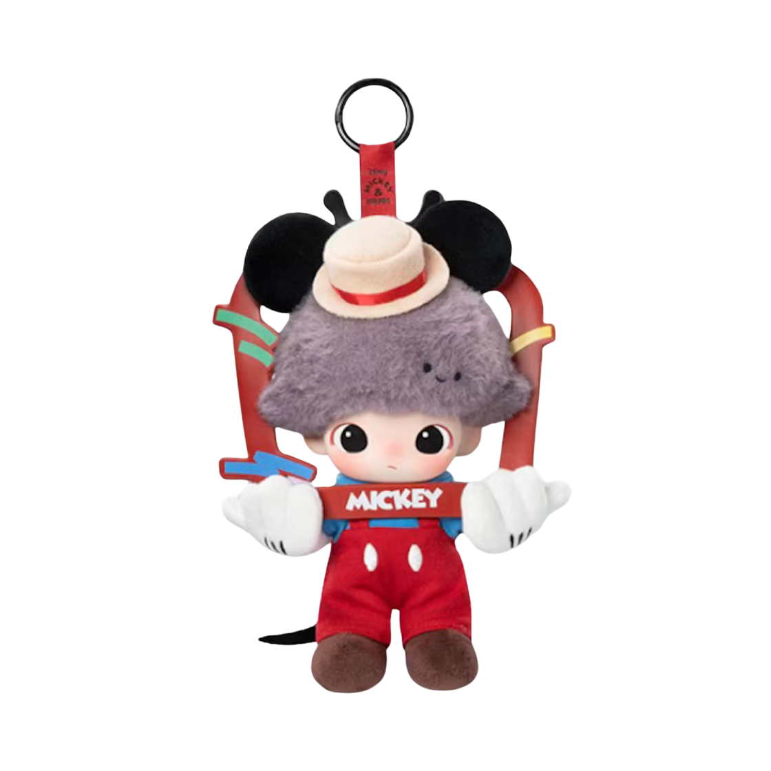팝마트 디무 월드 x 디즈니 시리즈 인형 키링 미키 TV 쇼 (개봉 박스)