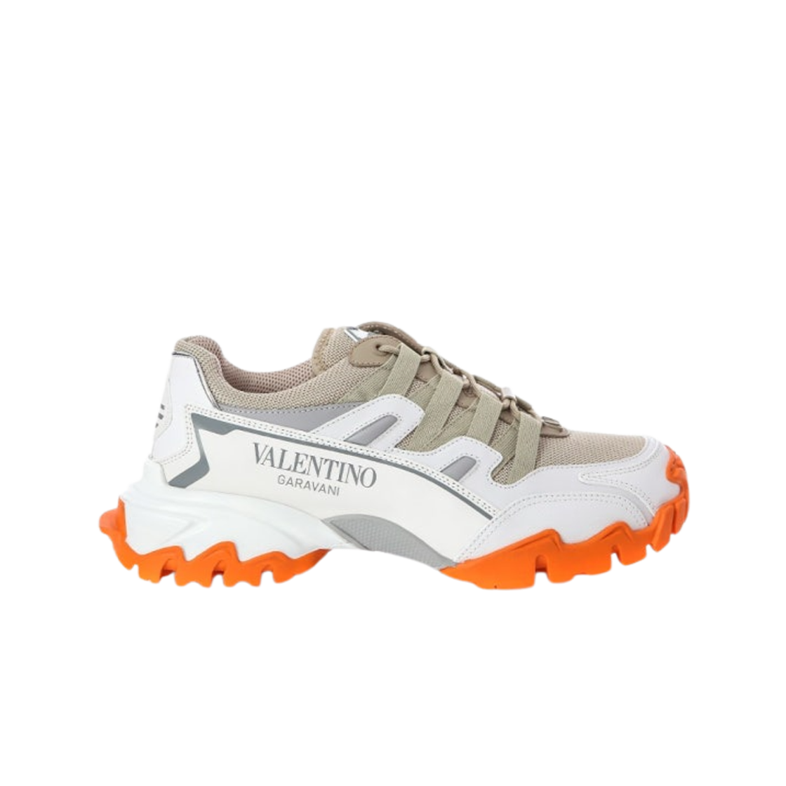 S0C20DRZ54K Valentino Climbers Sneakers White Orange
