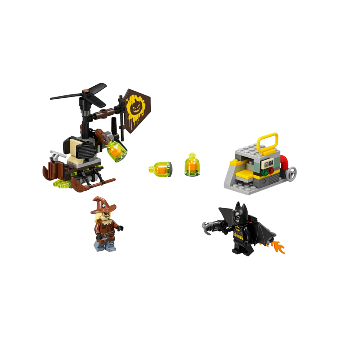 레고 DC 코믹스 배트맨 무비 - 스케어크로우의 공포 가스 공격(Lego DC Comics The Batman Movie - Scarecrow Fearful Face-off) - 1