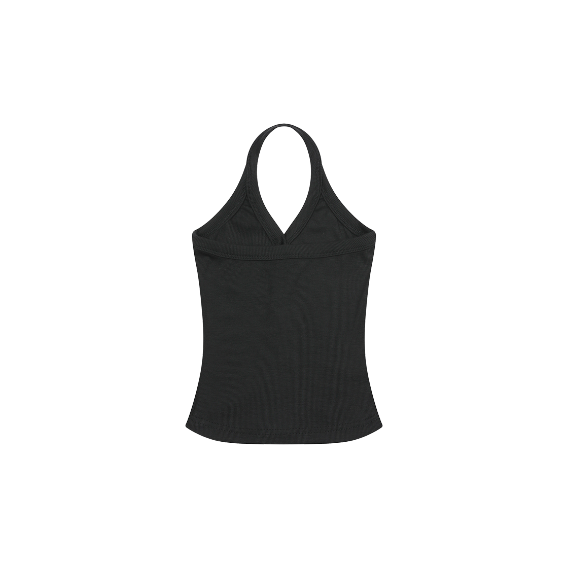 무센트 메라 홀터넥 크롭 슬리브리스 나시 블랙(MUCENT Mera Halter Neck Crop Sleeveless Black) - 2
