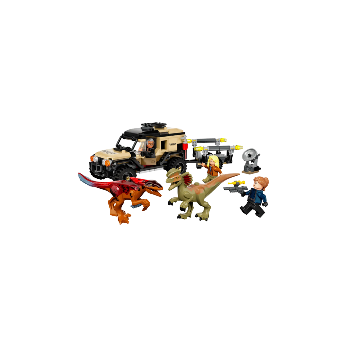 레고 쥬라기 월드 파이로랩터와 딜로포사우루스 수송(Lego Jurrasic World Pyroraptor & Dilophosaurus Transport) - 1