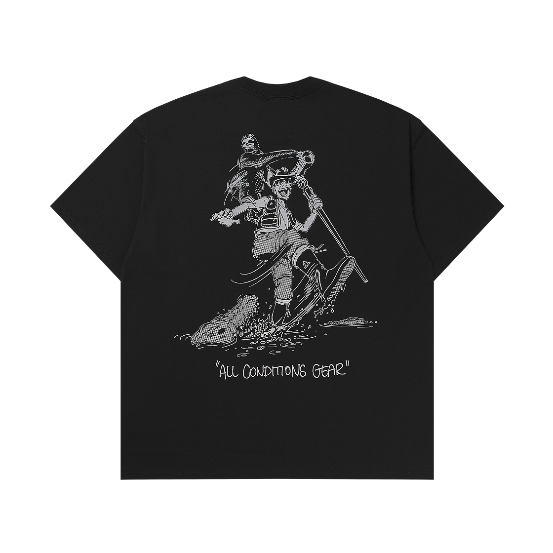 나이키 ACG 드라이핏 티셔츠 블랙 - 아시아(Nike ACG Dri-Fit T-Shirt Black - Asia)