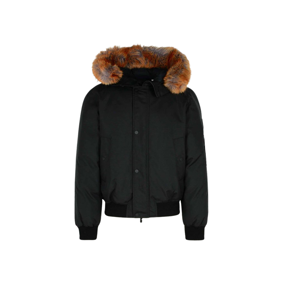 8091565 Burberry Nylon Bomber Jacket Black