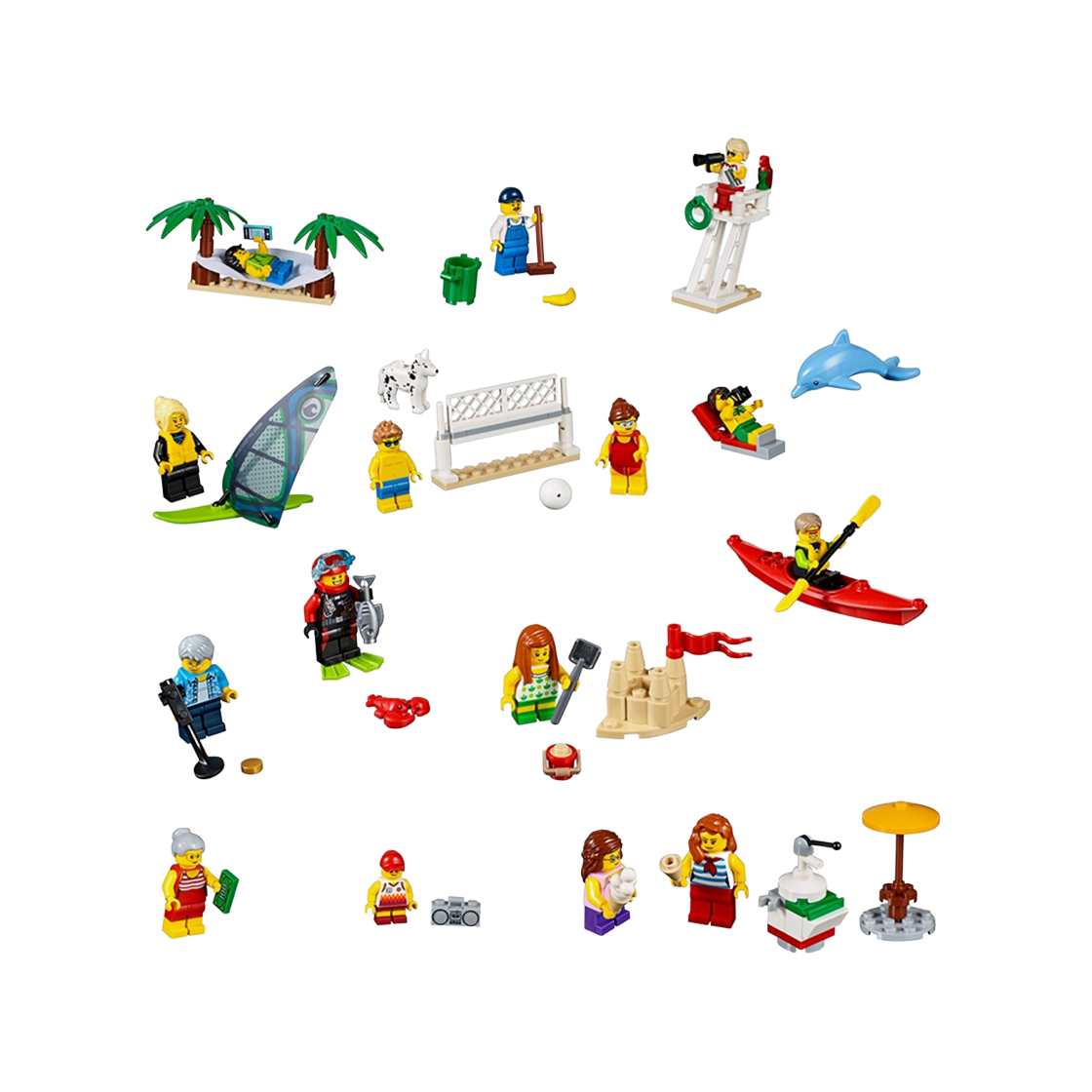 레고 피규어팩 즐거운 해변(Lego People Pack Fun At The Beach)