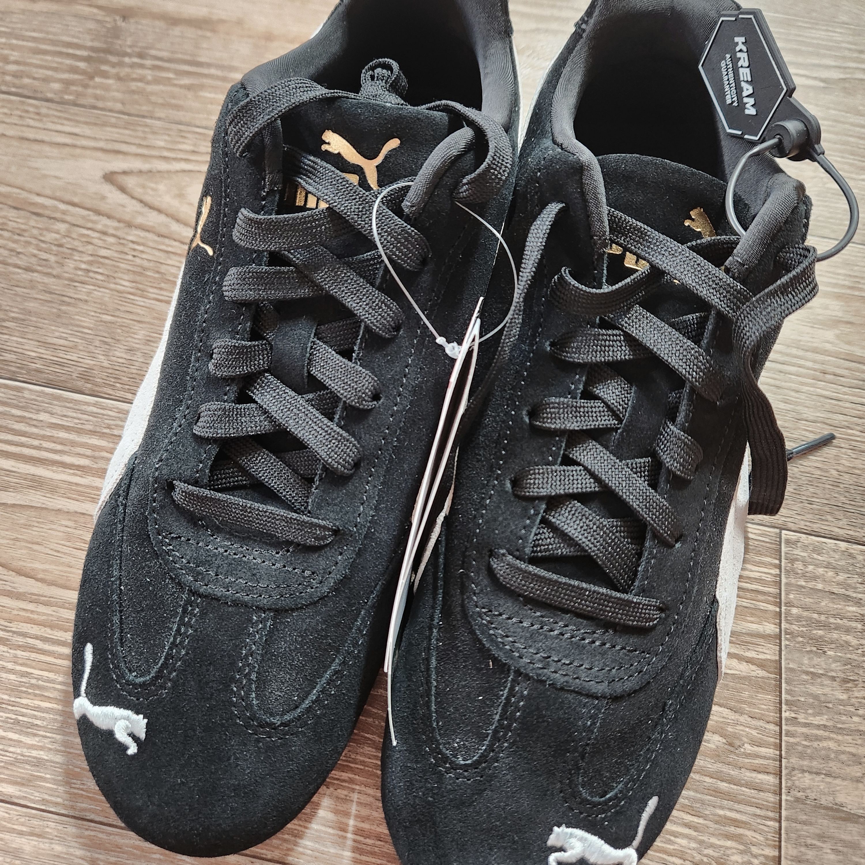 Puma Speedcat OG Black White 착용 스타일