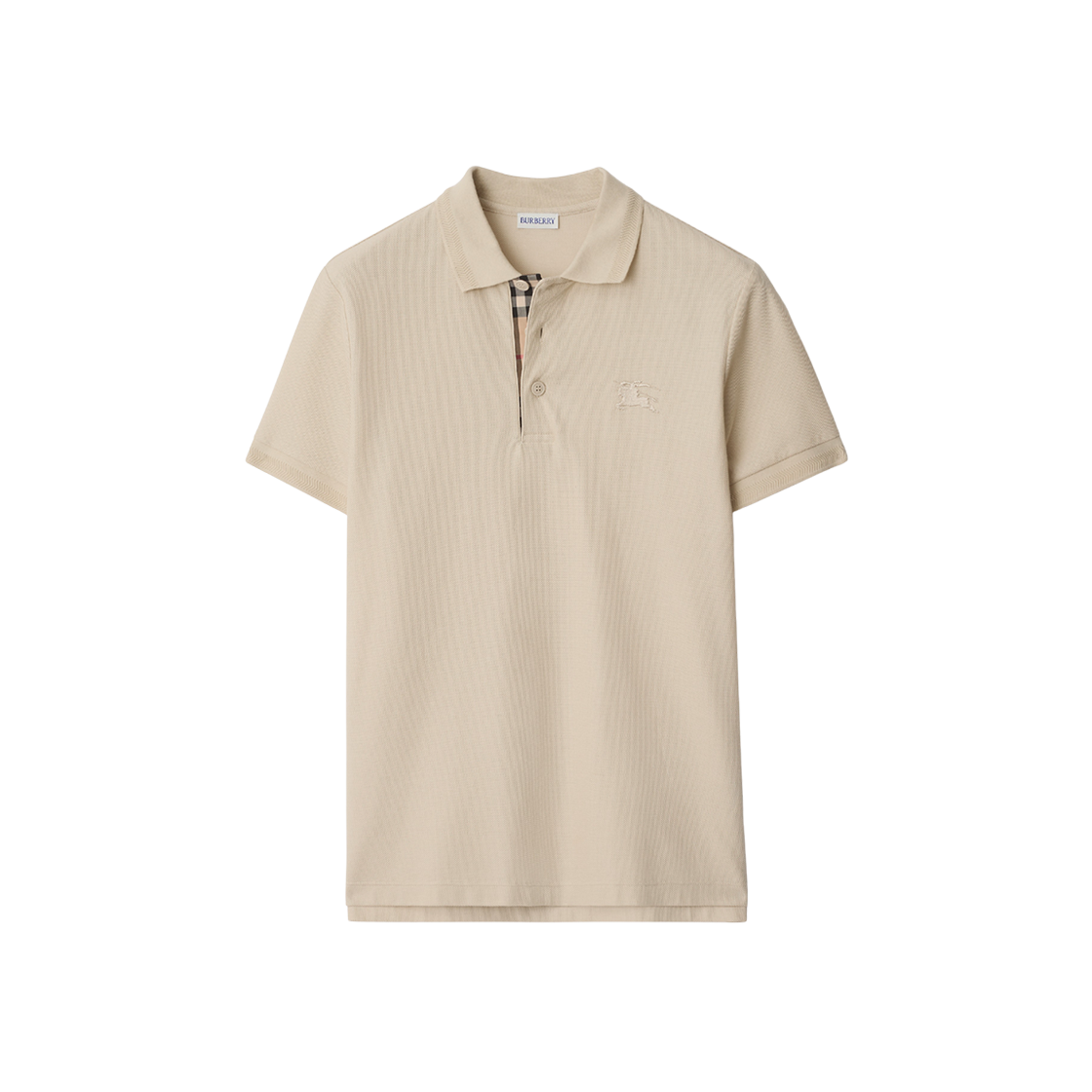 8108096 Burberry Cotton Polo Shirt Clam