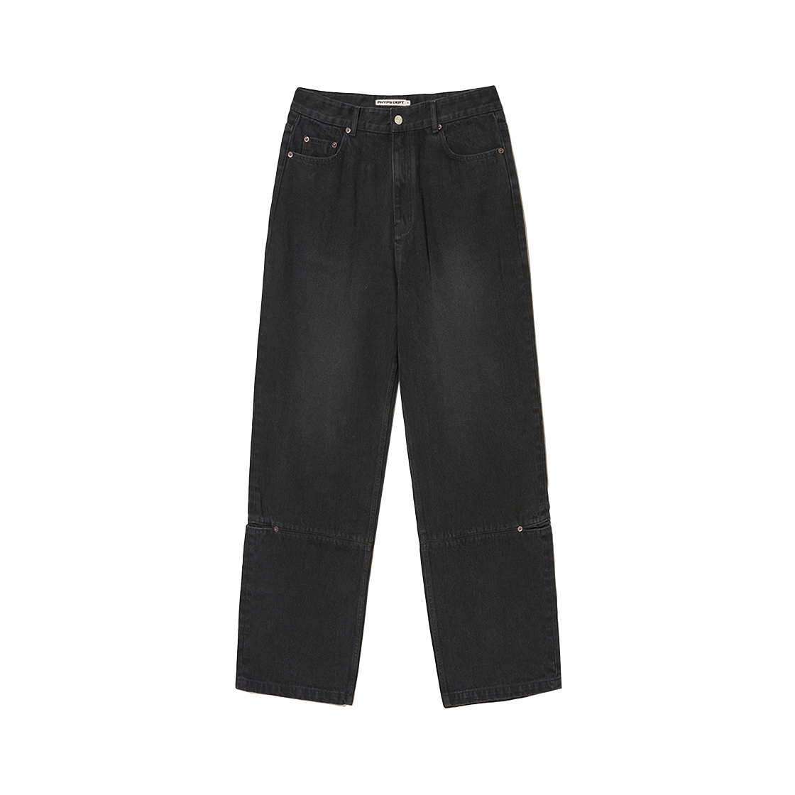 PEF1DP301ABK Phyps Dept Hidden Pocket Denim Pants Black