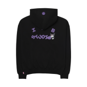 IAB Studio Kuromi Zip-Up Hoodie Black