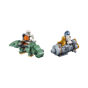 Lego Star Wars Escape Pod vs. Dewback Microfighters