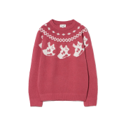 Phyps Dept Yoga Bear Nordic Knit Pink