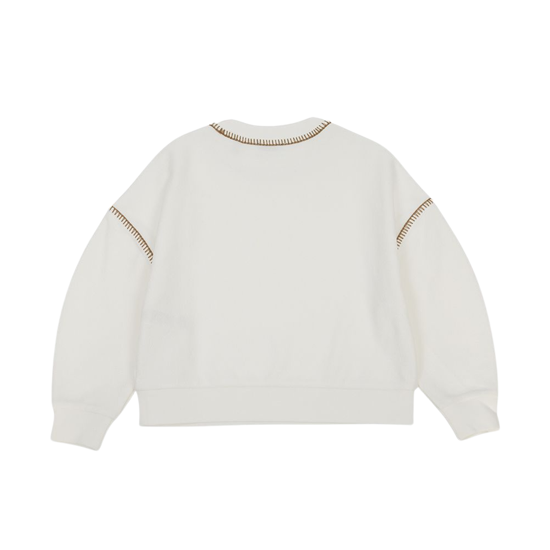 (키즈) 버버리 EKD 아플리케 스웨트셔츠 화이트((Kids) Burberry EKD Applique Sweatshirt White) - 2