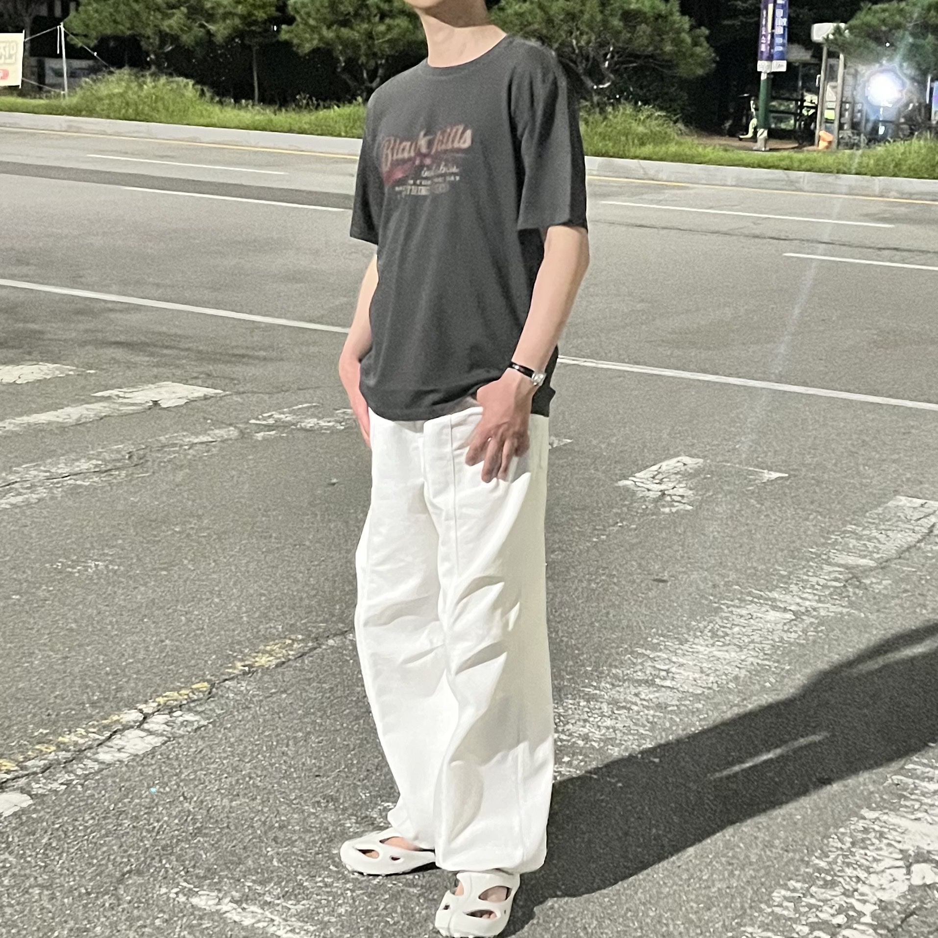 KEEN Shanti White 착용 스타일