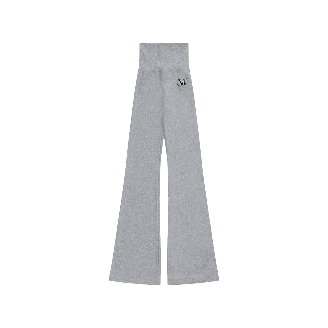 P00000ZW MUCENT Zinew Set Up High-Wasit Boots Cut Sweat Pants Gray