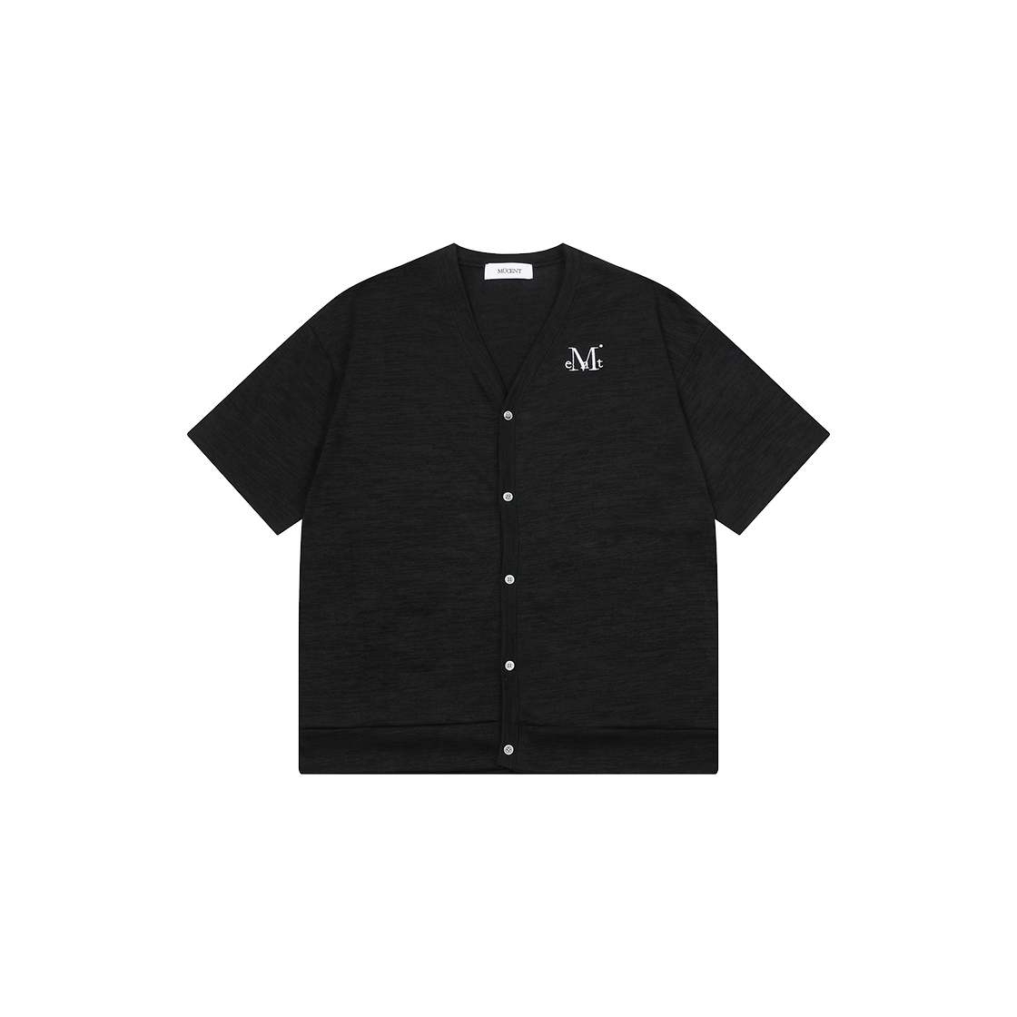 P00000ZY MUCENT Siers V-Neck Cardigan Unisex Black