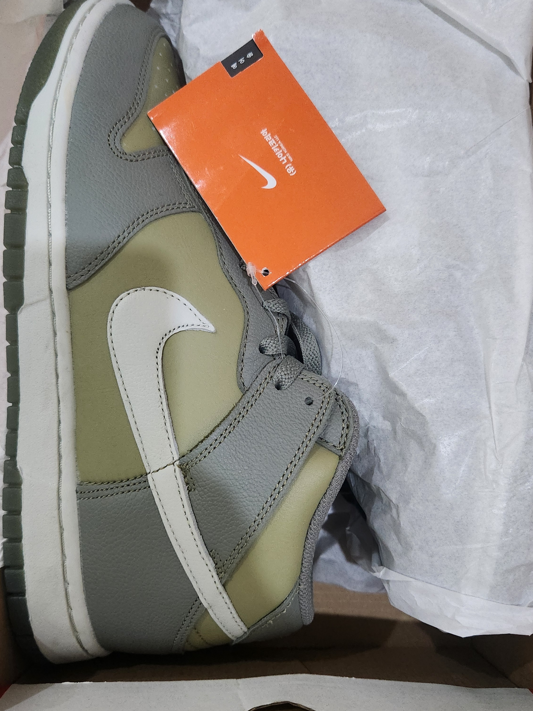 Nike Dunk Mid Dark Stucco Neutral Olive 착용 스타일