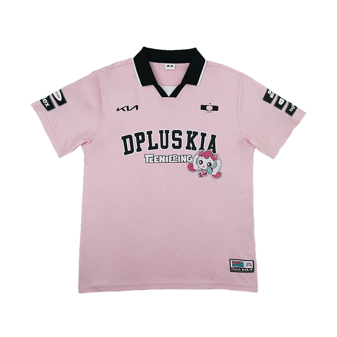 디플러스 기아 x 캐치! 티니핑 유니폼 셔츠 핑크 (논 마킹 버전)(Dplus Kia x Catch! Teenieping Uniform Shirt Pink (Non Marking Ver.))