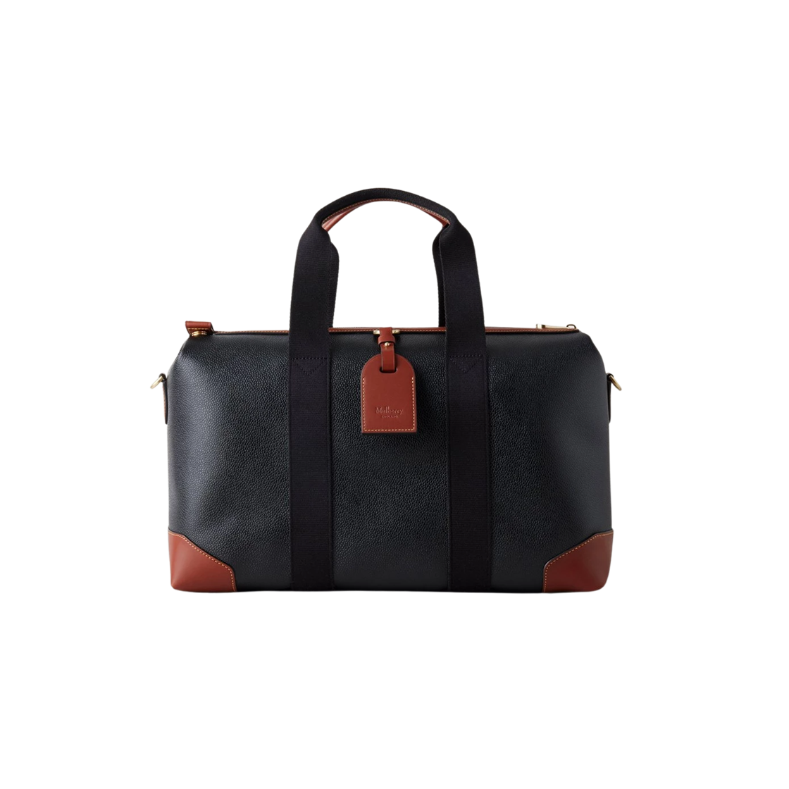 멀버리 에코 스카치그레인 & 플랫 카프 헤리티지 데이 클리퍼 블랙 꼬냑(Mulberry Eco Scotchgrain & Flat Calf Heritage Day Clipper Black Cognac)