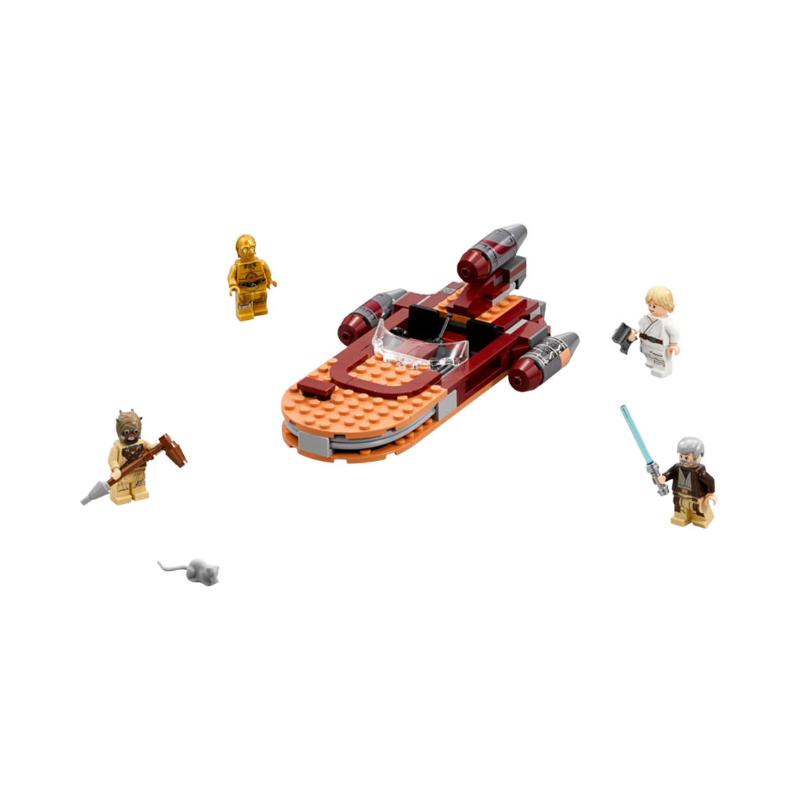 Wars Luke Star Wars 75173 Wars Landspeeder Instructions Lego 75173