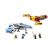 Lego Star Wars New Republic E-wing vs Shin Hati's Starfighter
