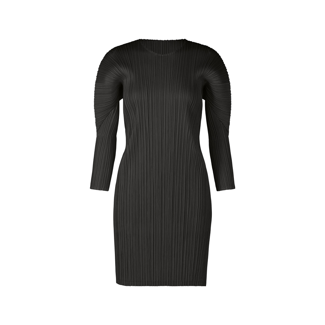 (W) 플리츠 플리즈 이세이 미야케 MC 옥토버 드레스 블랙((W) Pleats Please Issey Miyake MC October Dress Black) - 1