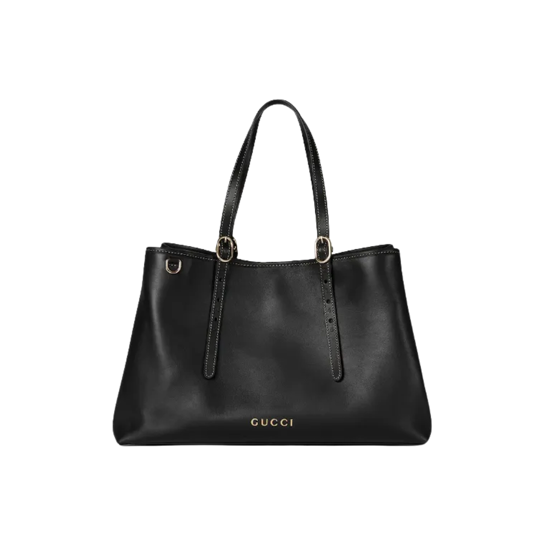 구찌 GG 엠블럼 미디움 토트백 블랙(Gucci GG Emblem Medium Tote Bag Black) - 1