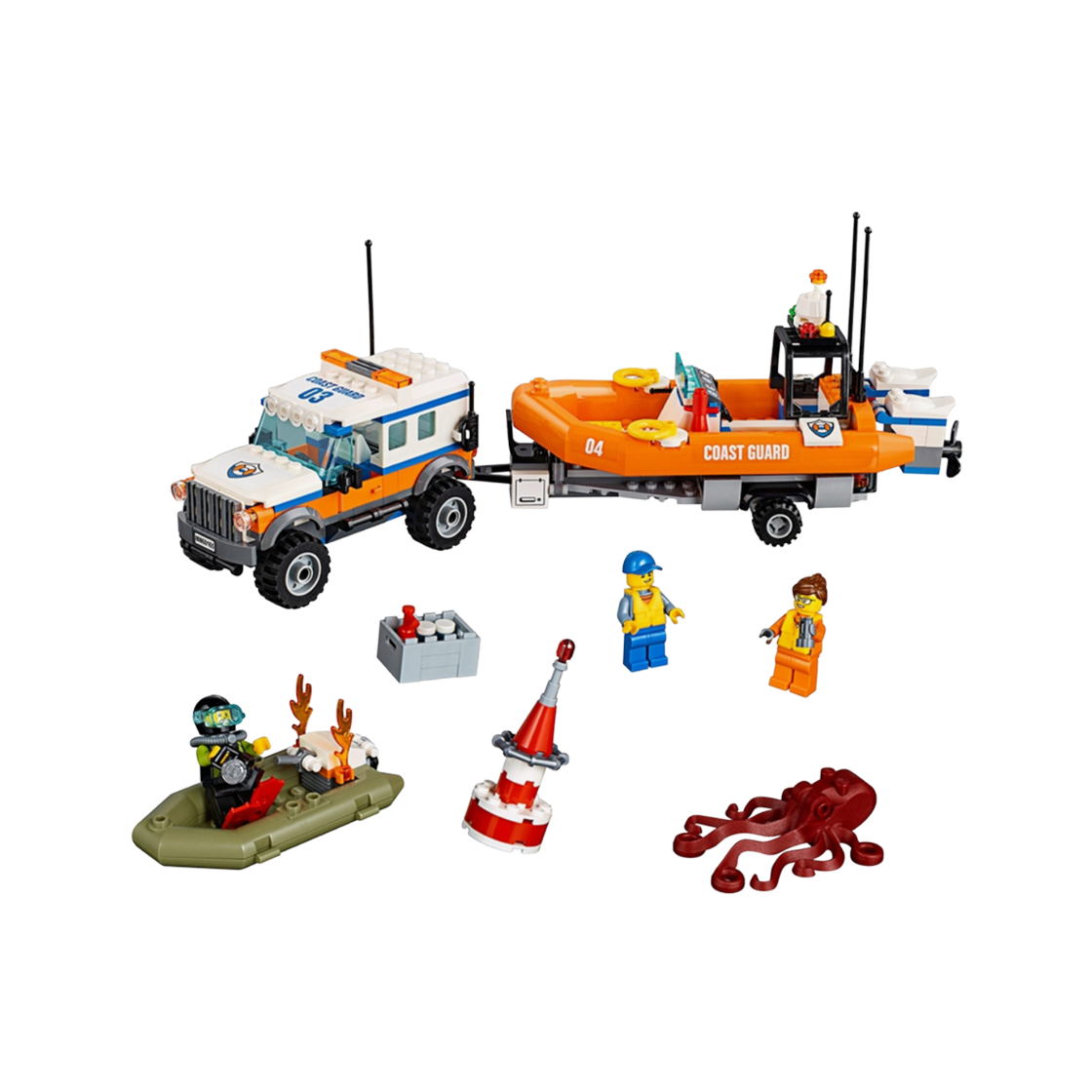 레고 해안 경비대 긴급출동 팀(Lego 4 x 4 Response Unit) - 1