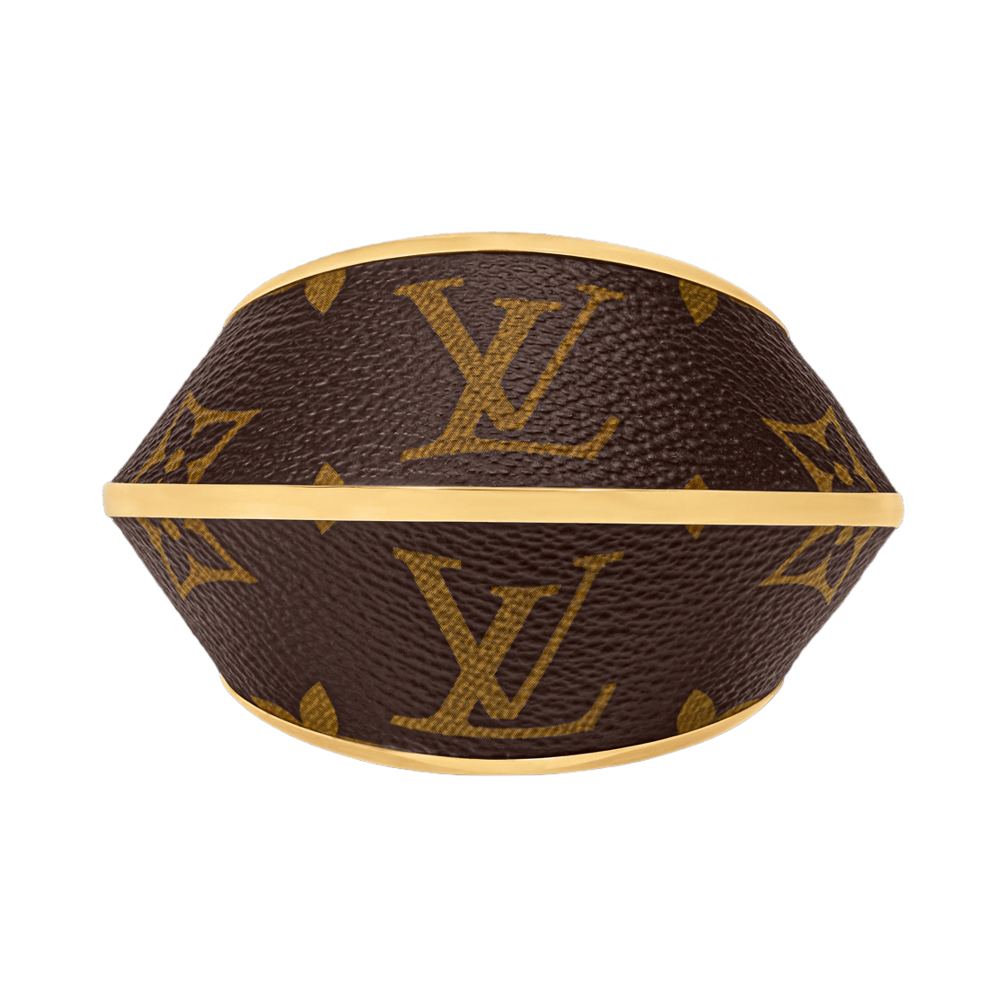 (W) 루이비통 모노그램 헤리티지 커프 골드((W) Louis Vuitton Monogram Heritage Cuff Gold) - 1