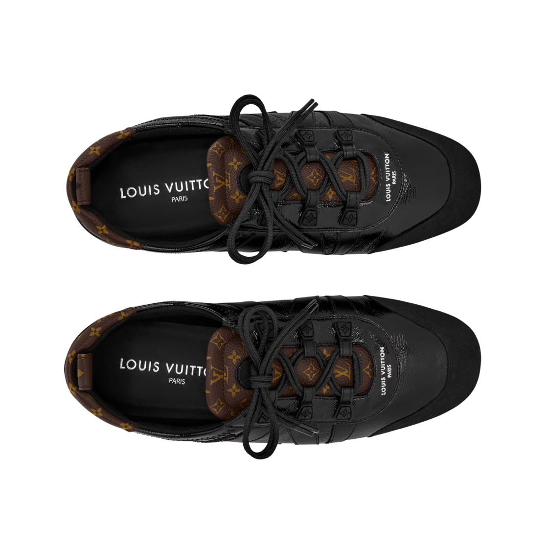(W) 루이비통 LV 스니커리나 블랙((W) Louis Vuitton LV Sneakerina Black) - 2