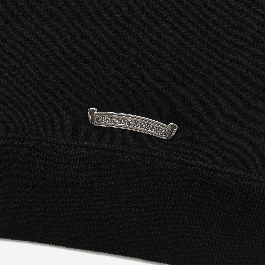 크롬하츠 나일론 세메터리 크로스 패치 CH 백 로고 후드 블랙(Chrome Hearts Nylon Cemetery Cross Patch CH Back Logo Hoodie Black) - 4
