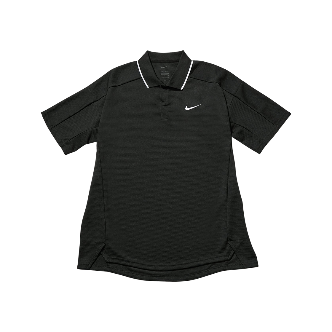 FQ1151-010 Nike Golf Club Dri-Fit Polo Black White - Asia