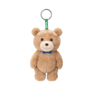 Pop Mart Ted2 Teddy Bear Action Plush Pendant Bow Tie Bear (Opened Case)