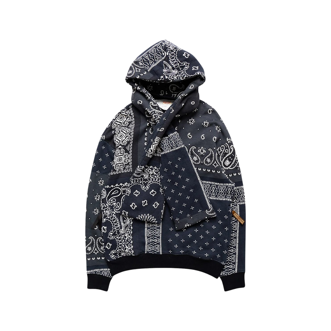 캐피탈 반다나 케사 후드 블랙(Kapital Bandana Kesa Hoodie Black) - 1