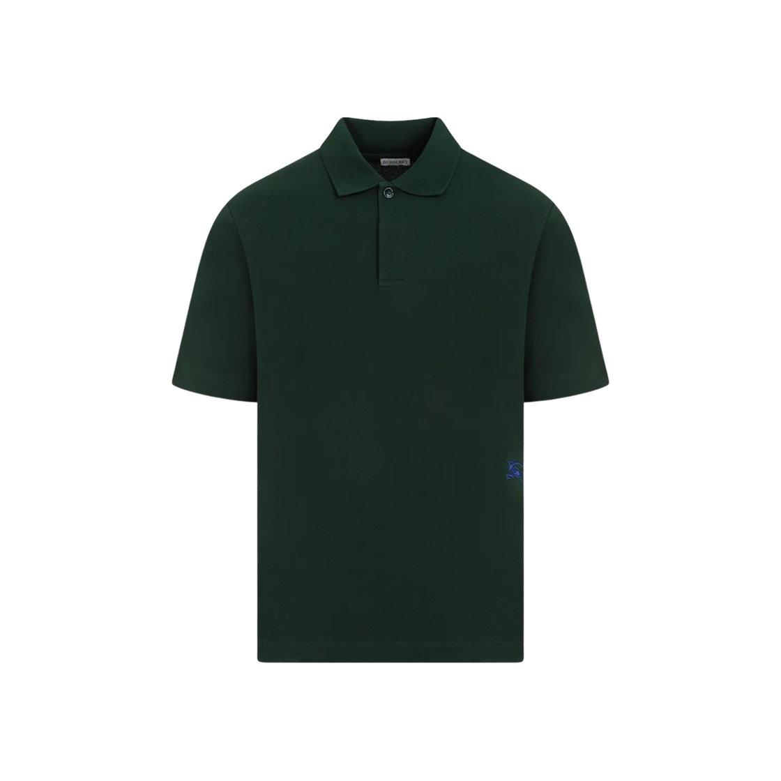 8083601 Burberry Embroidered Logo Polo Shirt Ivy