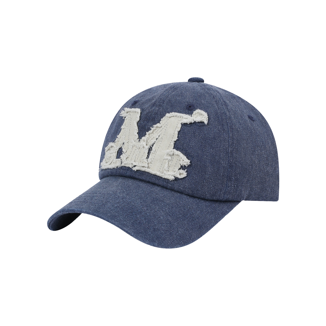 무센트 빈티지 워싱 아플리케 볼캡 빈티지 블루(MUCENT Vintage Washing Applique Ball Cap Vintage Blue) - 2