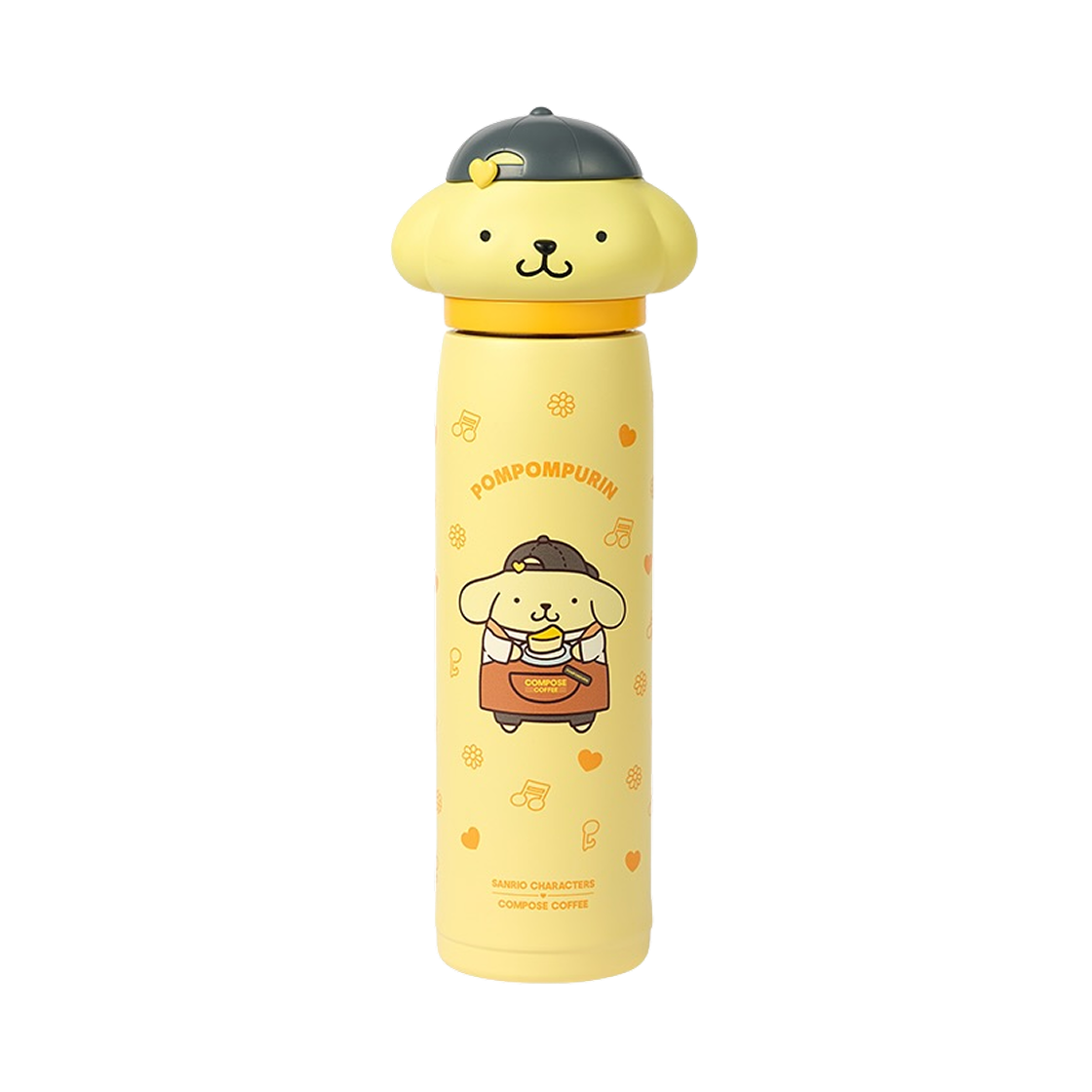 - Sanrio x Compose Coffee Sanrio Characters Tumbler Pompompurin Yellow