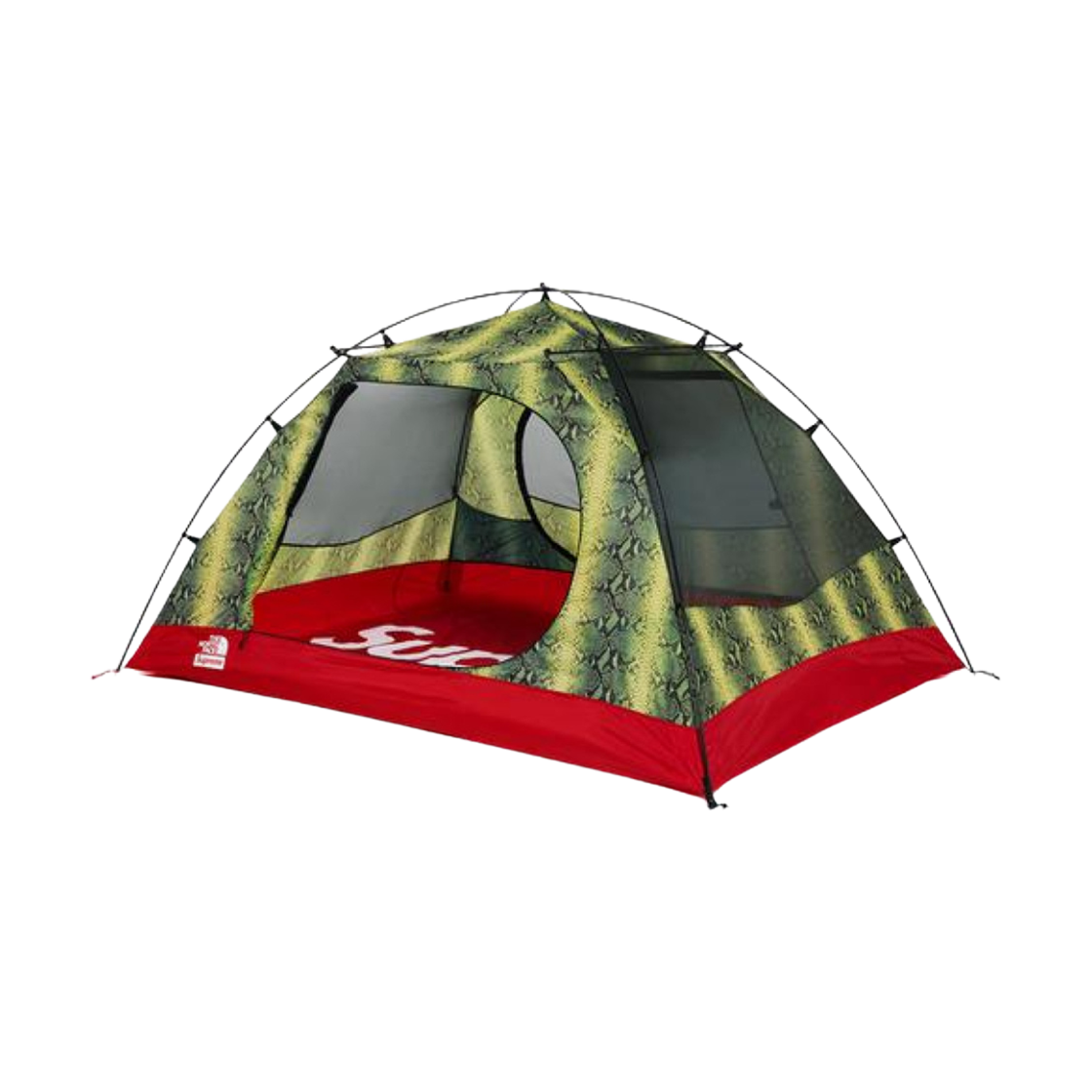 슈프림 x 노스페이스 스네이크스킨 테입드 심 스톰브레이크 3 텐트 그린 - 18SS(Supreme x The North Face Snakeskin Taped Seam Stormbreak 3 Tent Green - 18SS)