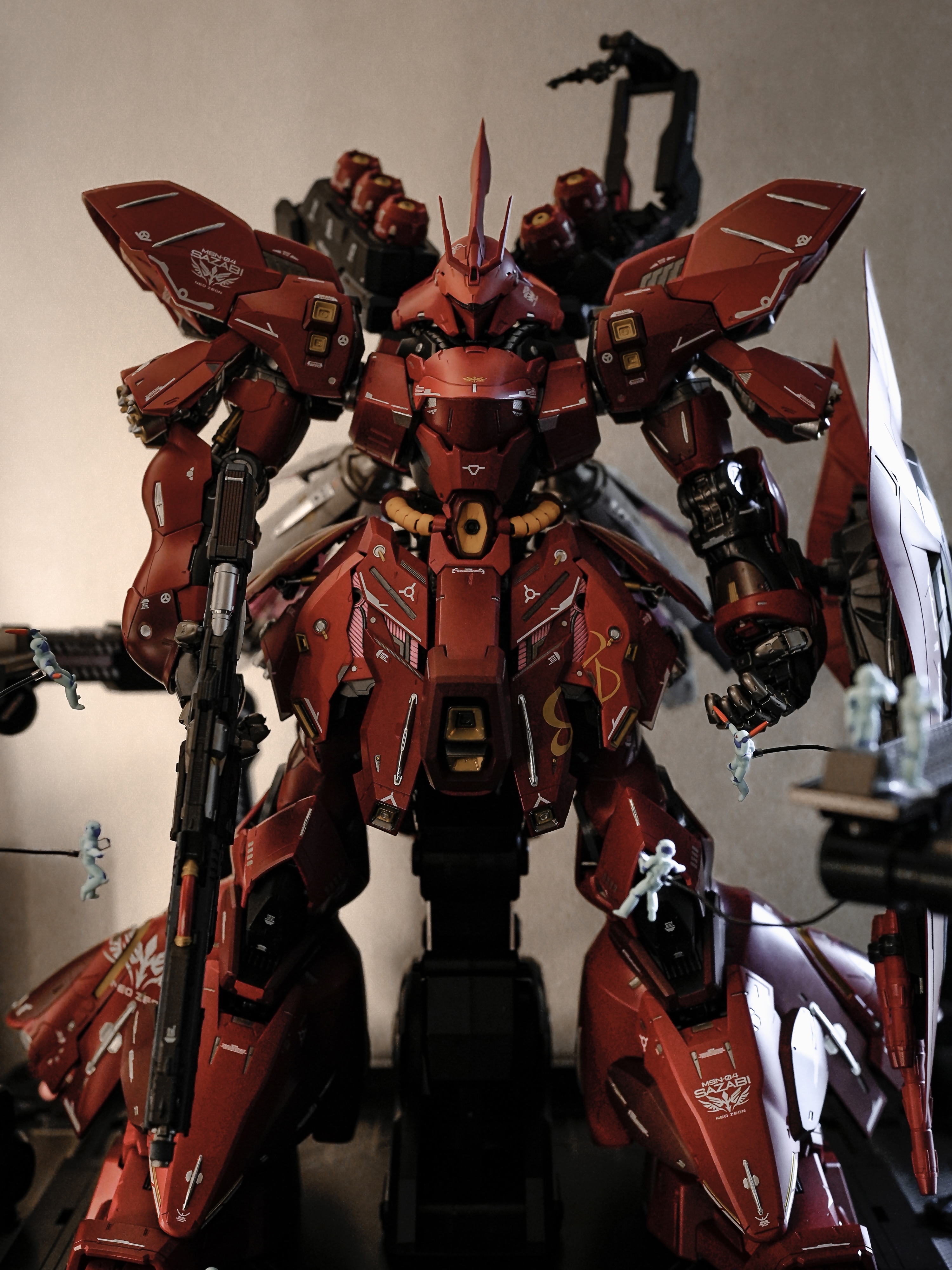 Bandai Metal Structure MSN-04 Sazabi 착용 스타일