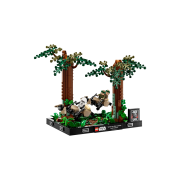 Lego Star Wars Endor Speeder Chase Diorama