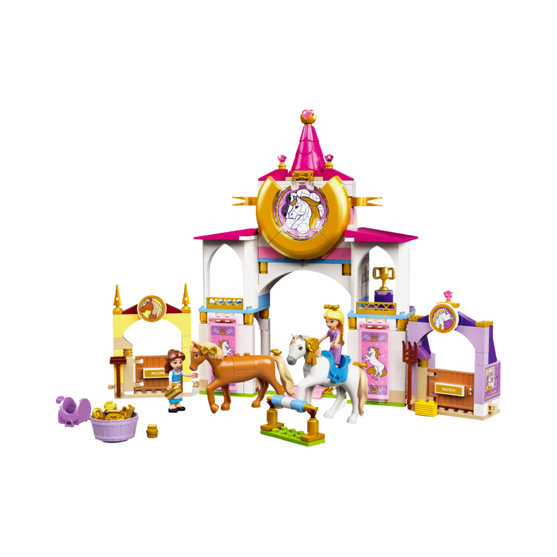 레고 디즈니 벨과 라푼젤의 왕실 말 훈련소(Lego Disney Belle and Rapunzel's Royal Stables) - 1