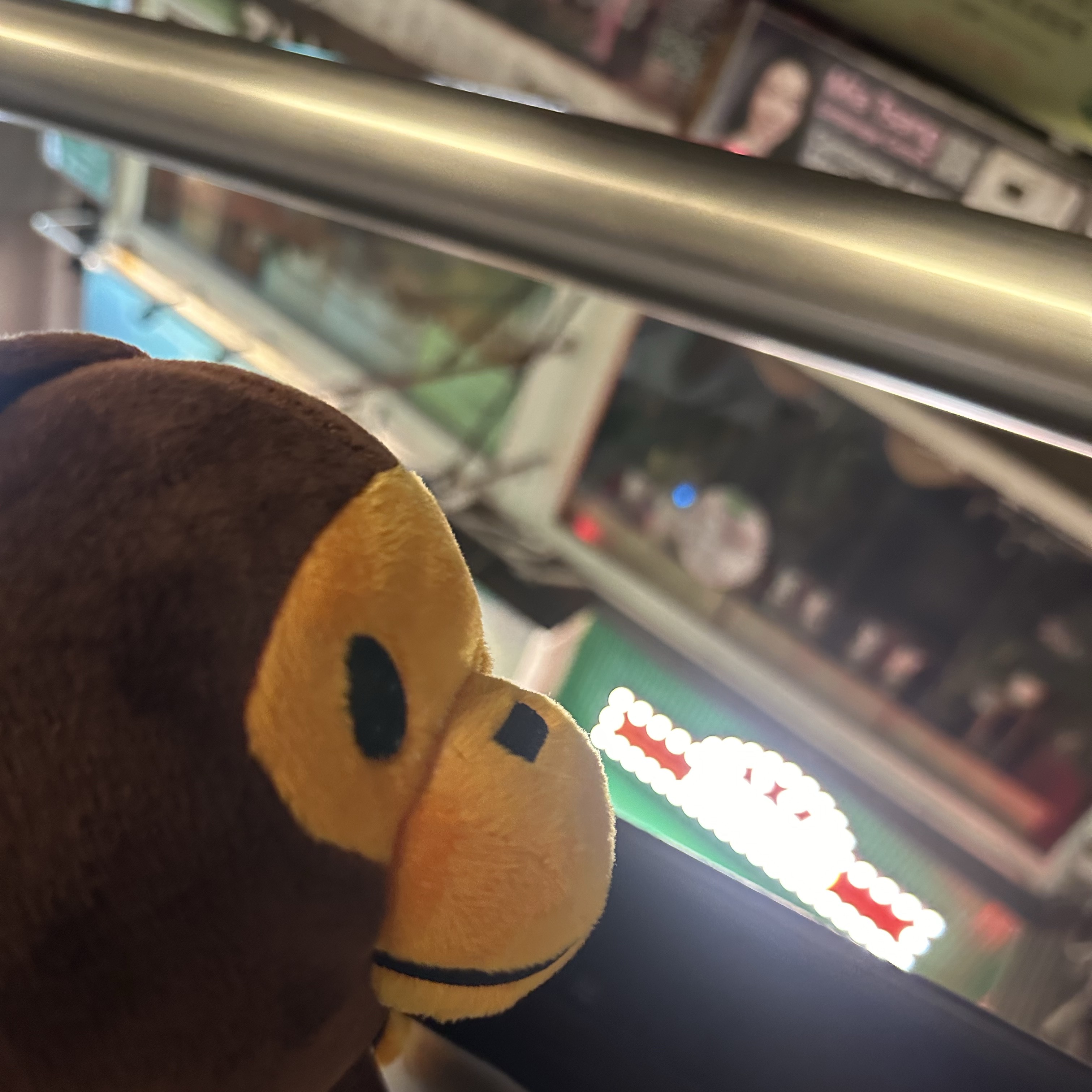 BAPE Baby Milo Mobile Bag Brown 착용 스타일 - 2