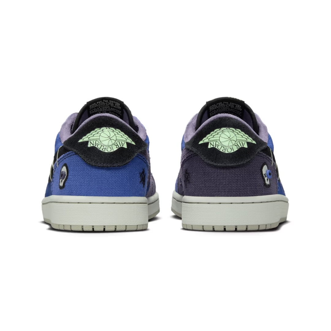 Jordan 1 x Zion Williamson Retro Low OG Flax and Oil Green 착용 스타일 - 4