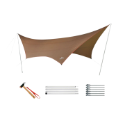 Snow Peak HD Hexa Tarp Pro Set L