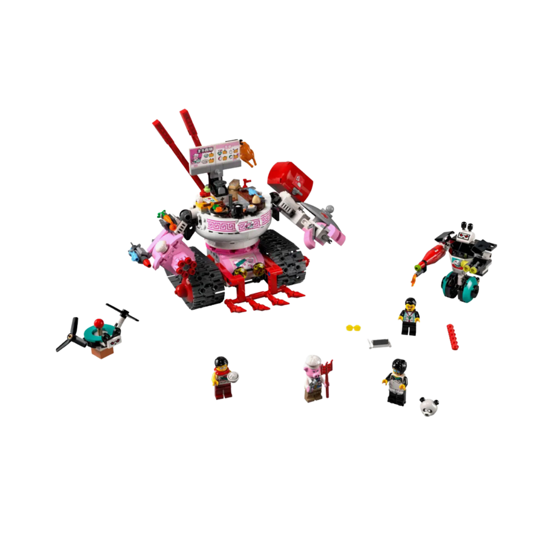 레고 몽키 키드 픽시의 누들 탱크(Lego Monkie Kid Pigsy's Noodle Tank)