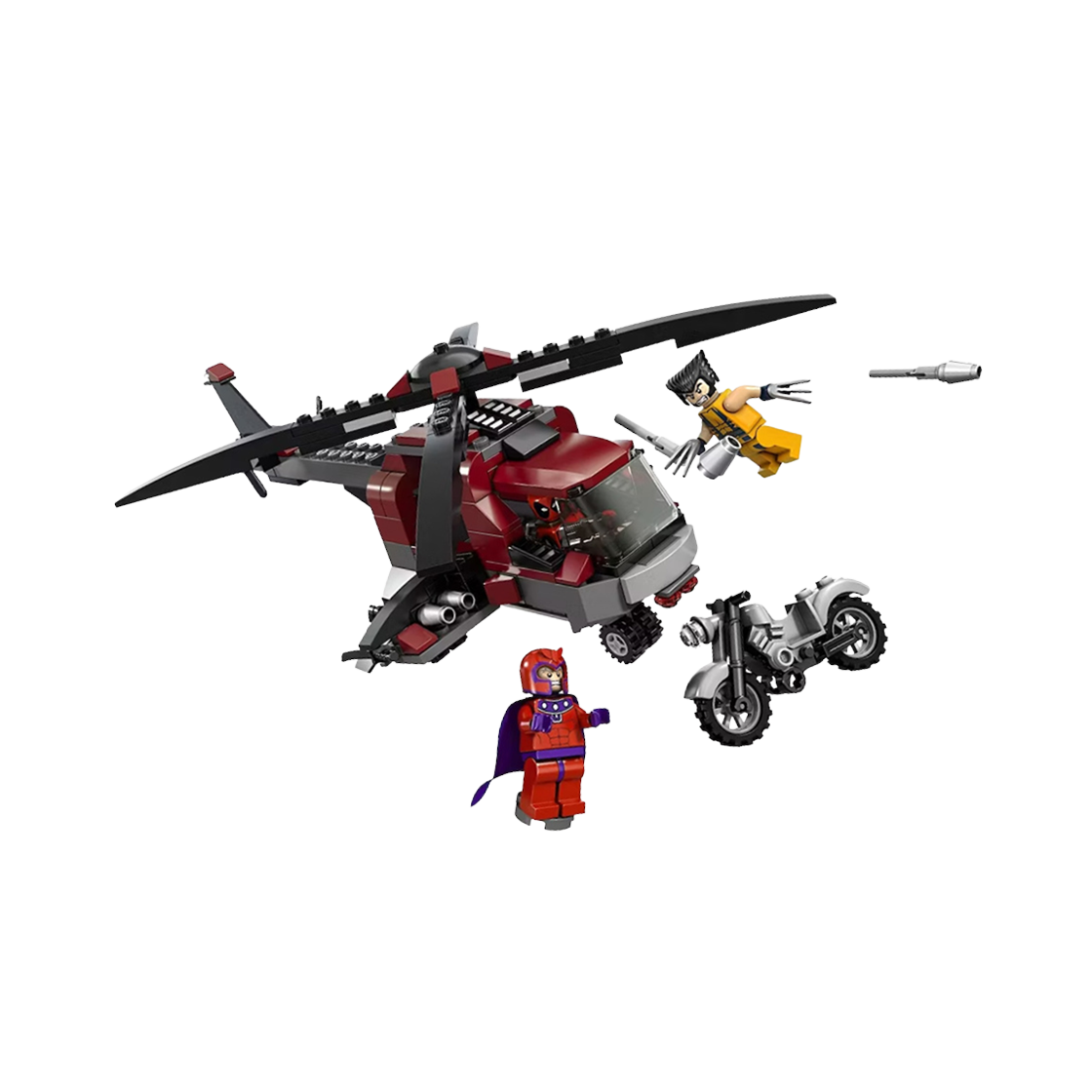 레고 마블 울버린의 헬리콥터 결투(Lego Marvel Wolverine's Chopper Showdown)