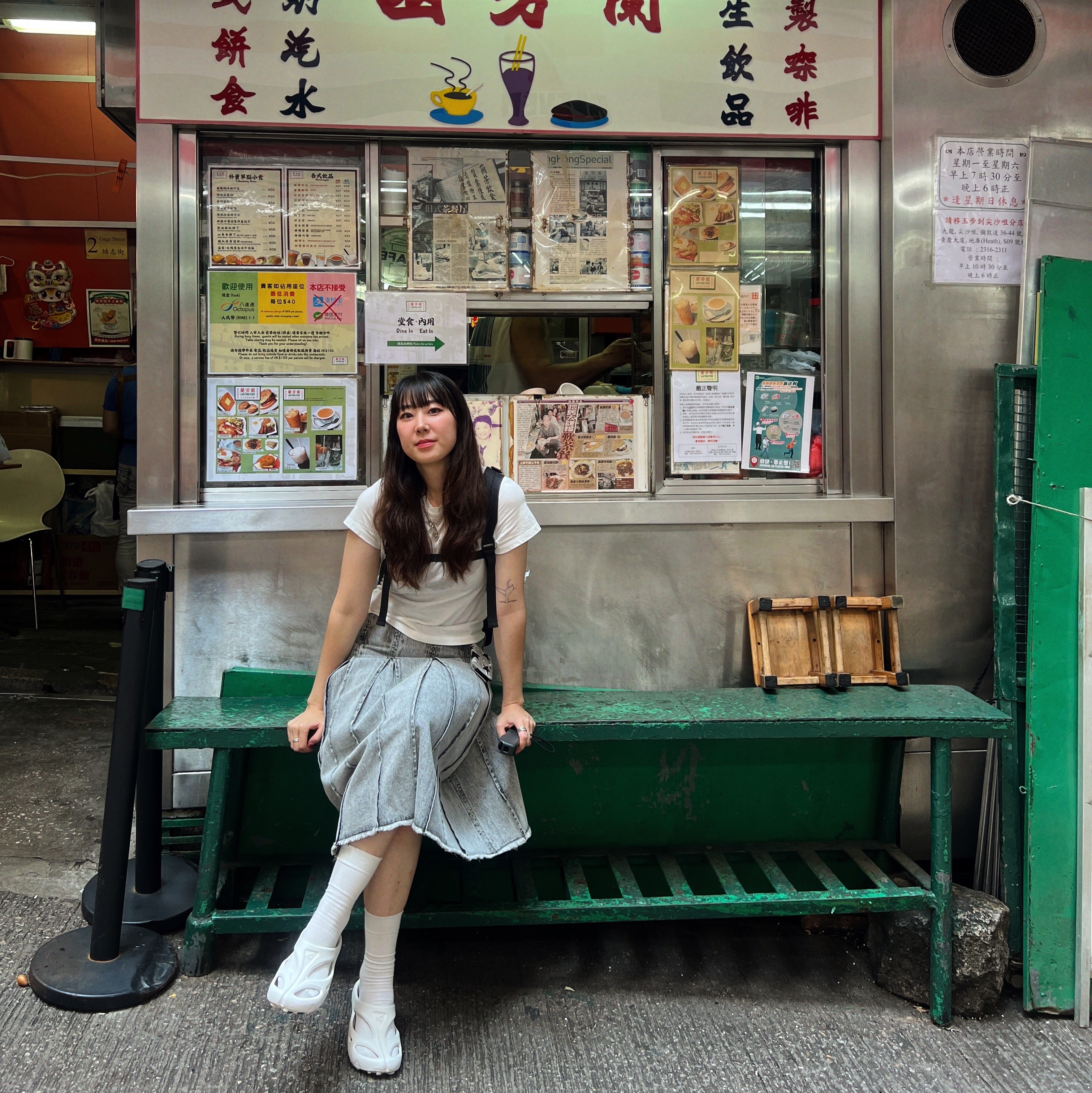 (W) Keen Shanti White Black 착용 스타일 - 2